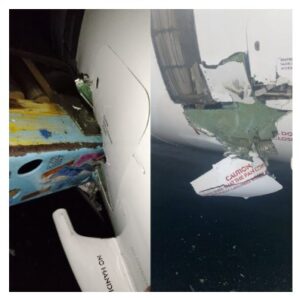 Air Peace announces flight disruptions as NAHCO equipment damages aircraft